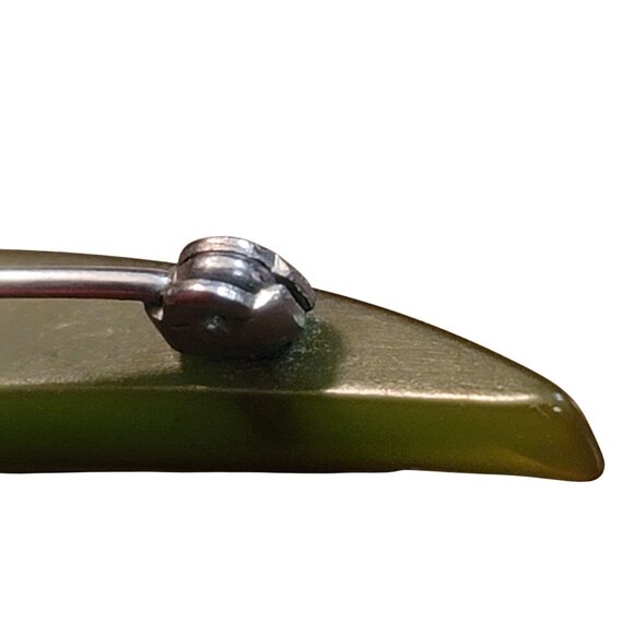 Vintage Bakelite Cherry Brooch Pin Red Cherries Green Leaf Design Retro Fruit - Picture 13 of 14